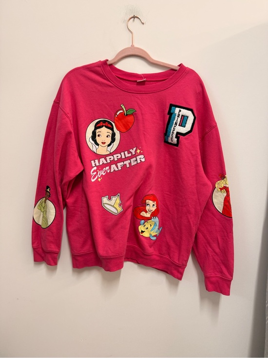 Disney Tops - Disney Pink 'Happily Ever After' Princess Sweatshirt